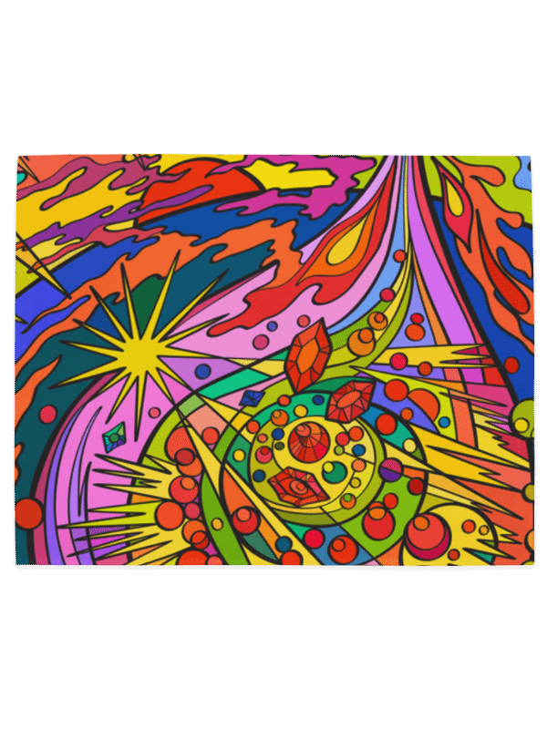 Vibrant Gallery Placemat Set – Wave at Sunset product image (6)