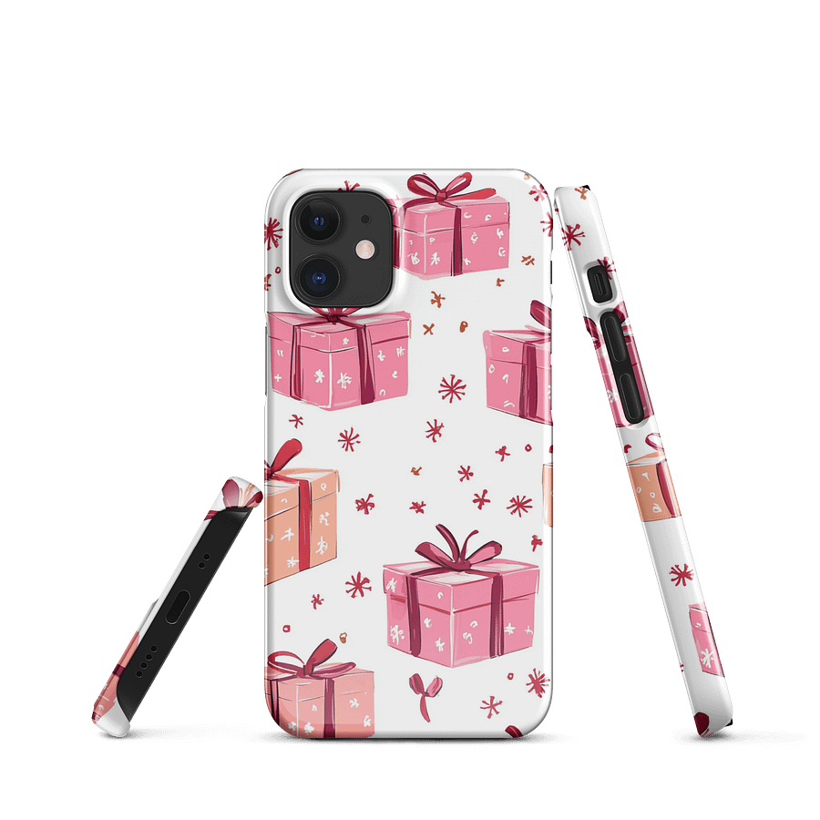 Pink Christmas iPhone® Snap Case product image (1)