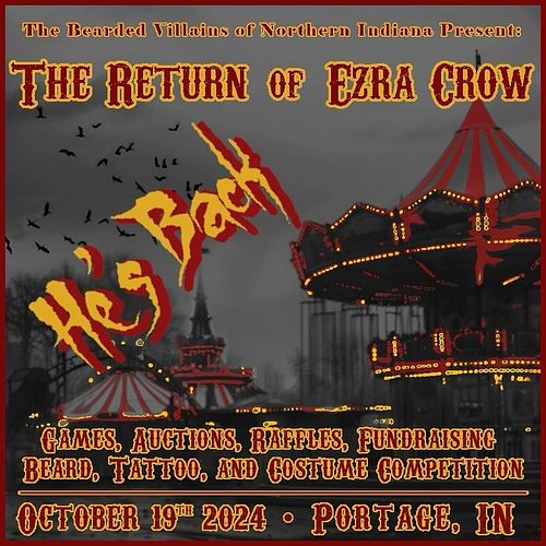 EZRA’s BACK! The Return of Ezra Crow 2024: Oct. 19, 2024! We can’t wait to gather with Ezra and our family again for this inc...