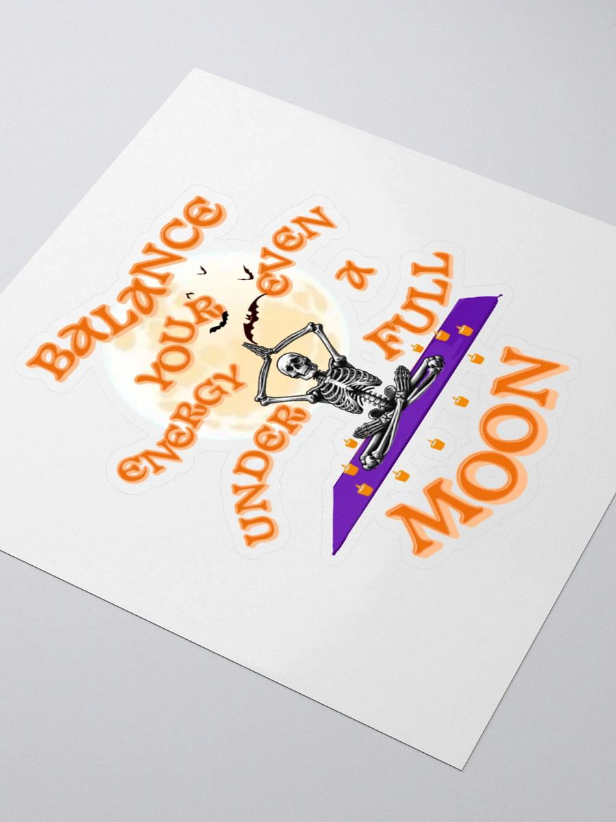 Full Moon Yoga Skeleton Stickers product image (3)