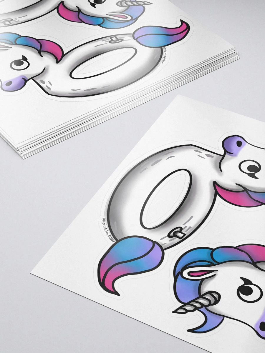 Unicorn Floatie - 2 Sticker product image (5)