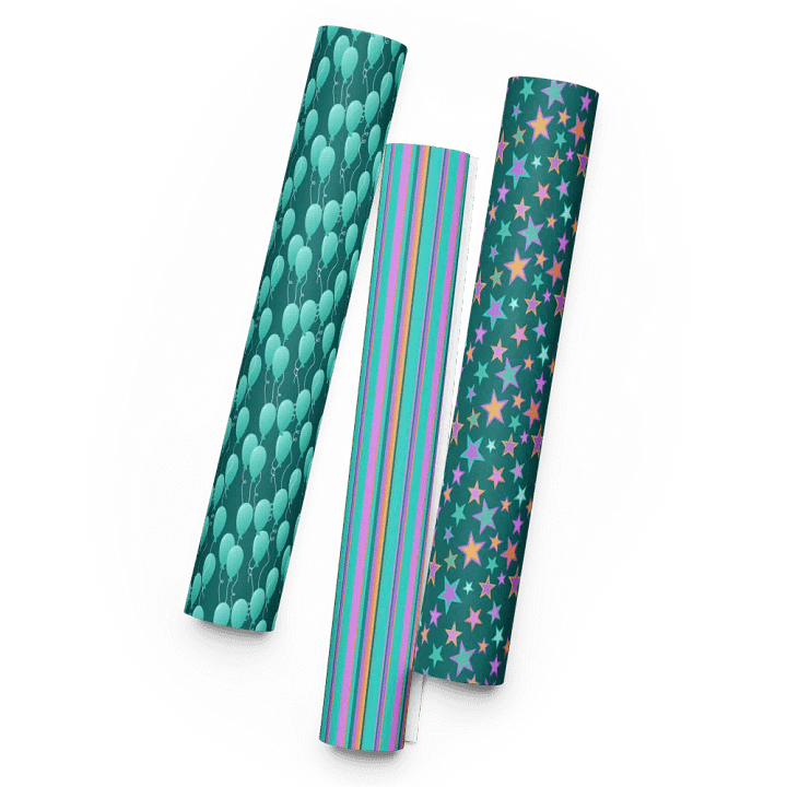 Party Time Wrapping Paper Set 1 product image (2)