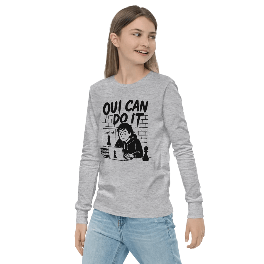 Oui Can Do It - Youth Long Sleeve T-Shirt product image (4)