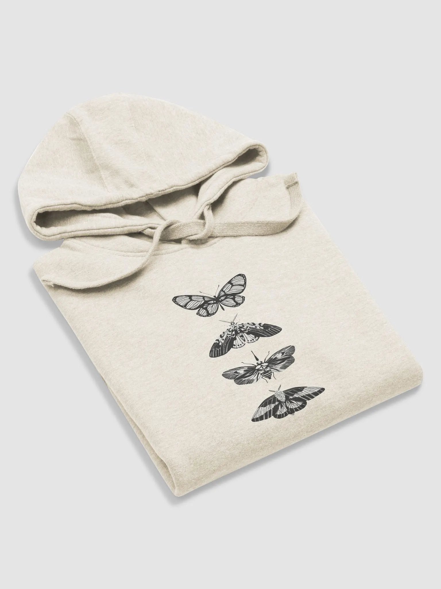 Symmetry and Contrast Butterfly Hoodie product image (5)