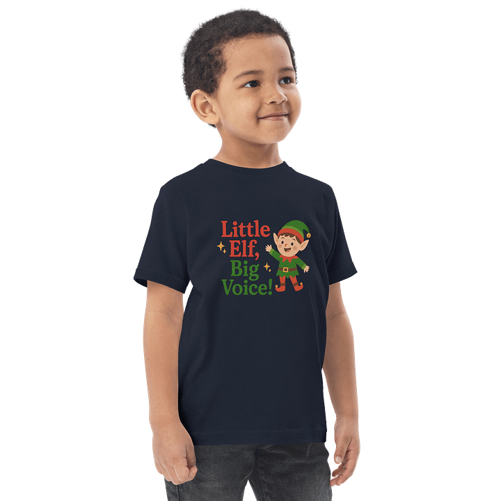 Cheerful Elf Toddler Jersey T-Shirt product image (2)