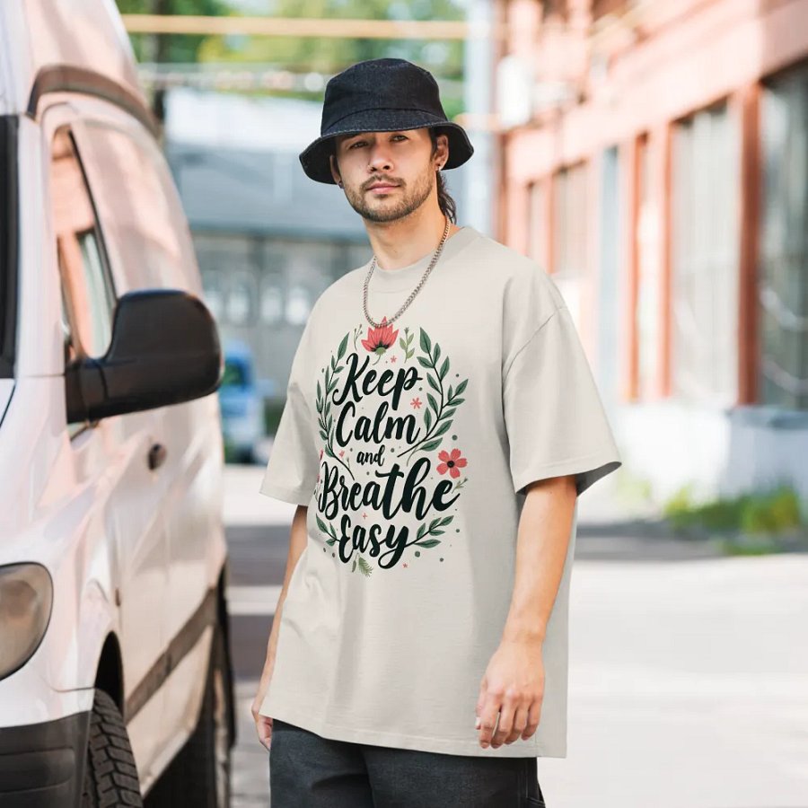 Keep Calm and Breathe Easy Design product image (6)