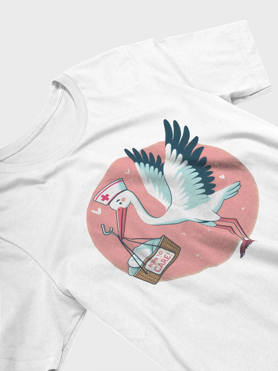 Born to Care Stork Nurse T-Shirt product image (25)