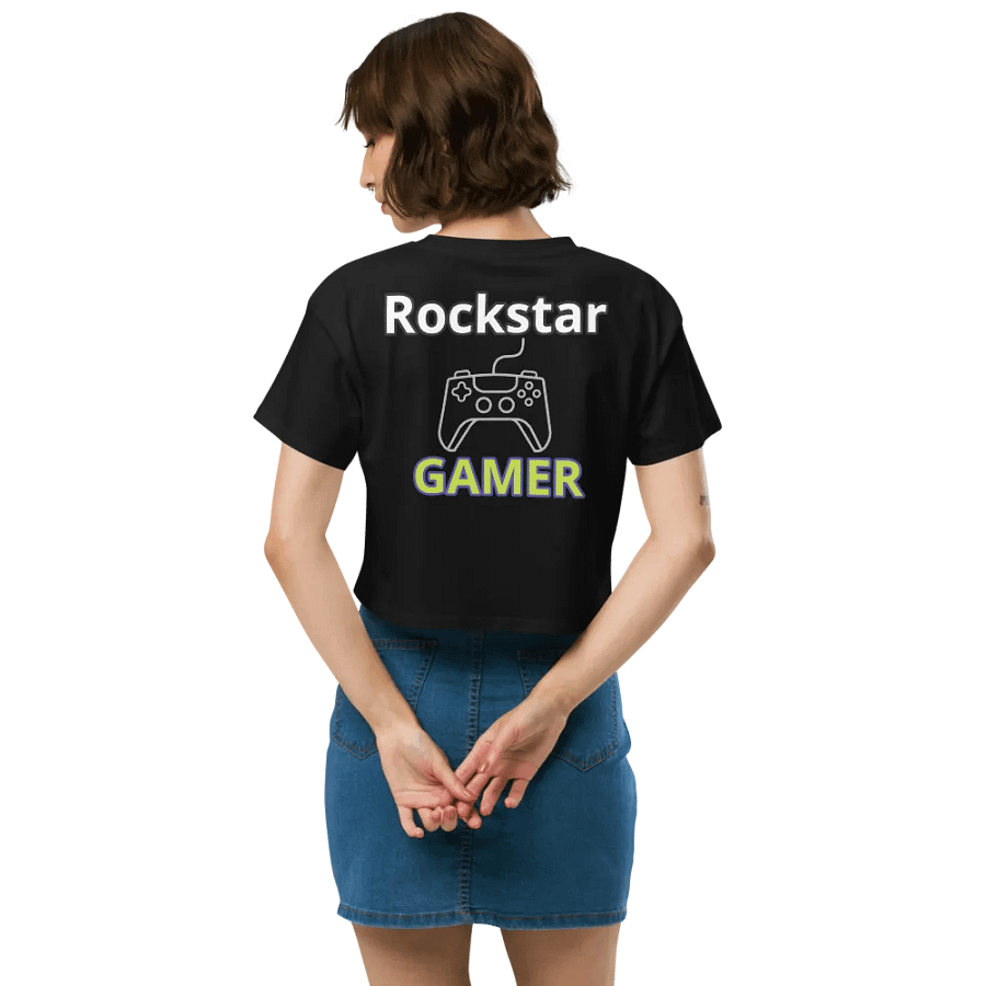 Rockstar Gamer GTA Online Theme Women's Crop Top product image (4)
