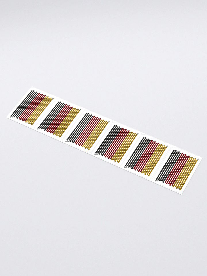 Germany Bike Chain Flag Sticker 6 Pack product image (1)