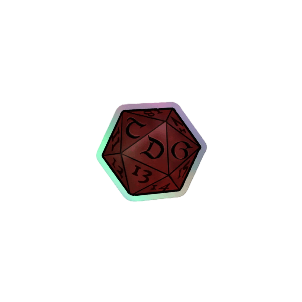 TDG Holo sticker dice product image (1)