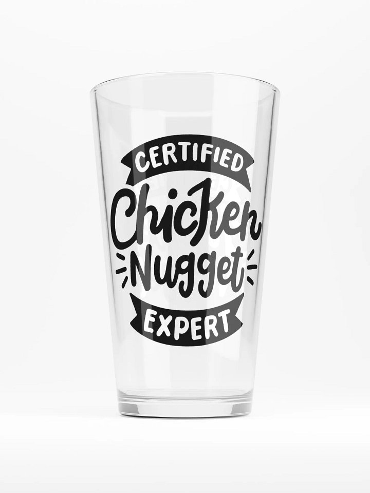 Chicken Nugget Expert-Shaker Pint Glass product image (1)