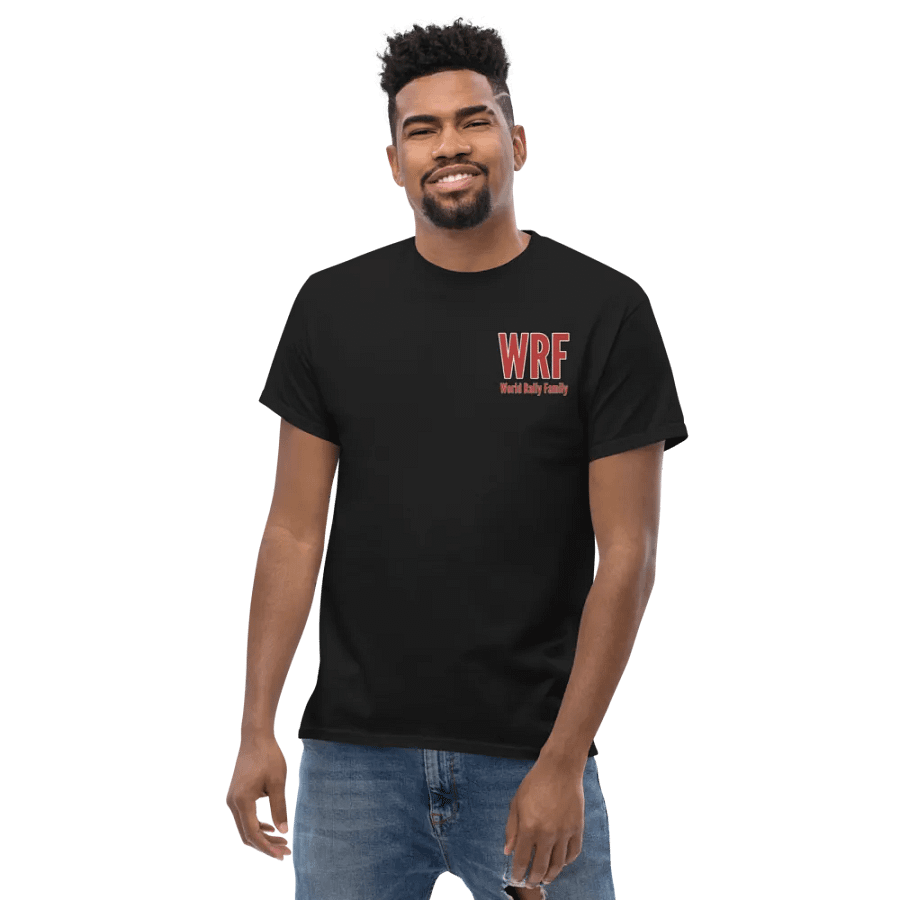 Embroidered front, Printed back WRF heavyweight T-shirt product image (11)
