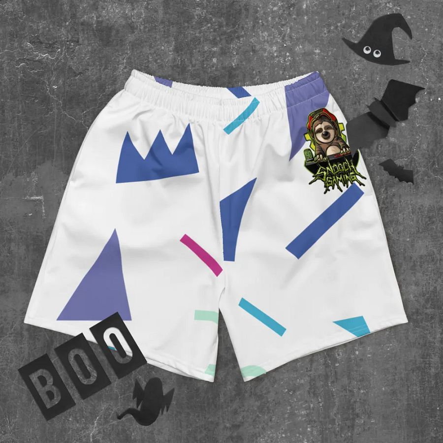 Snooch Gaming 90's All-Over Print Athletic Shorts product image (12)