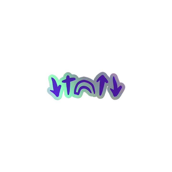 He Came. He Died. He Arose. He's Coming Back Christian Holofoil Sticker product image (1)