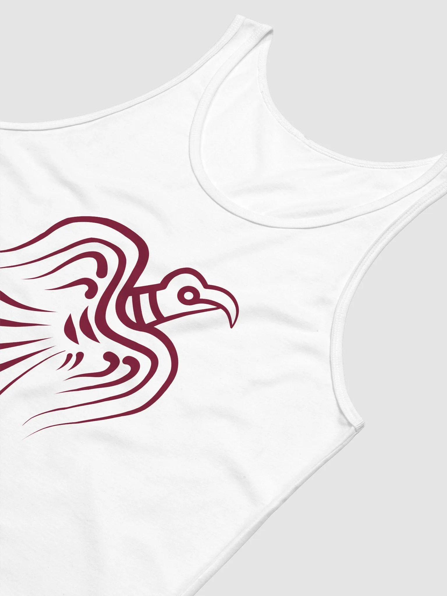 Burgundy Viking Raven Men's Tank Top product image (12)