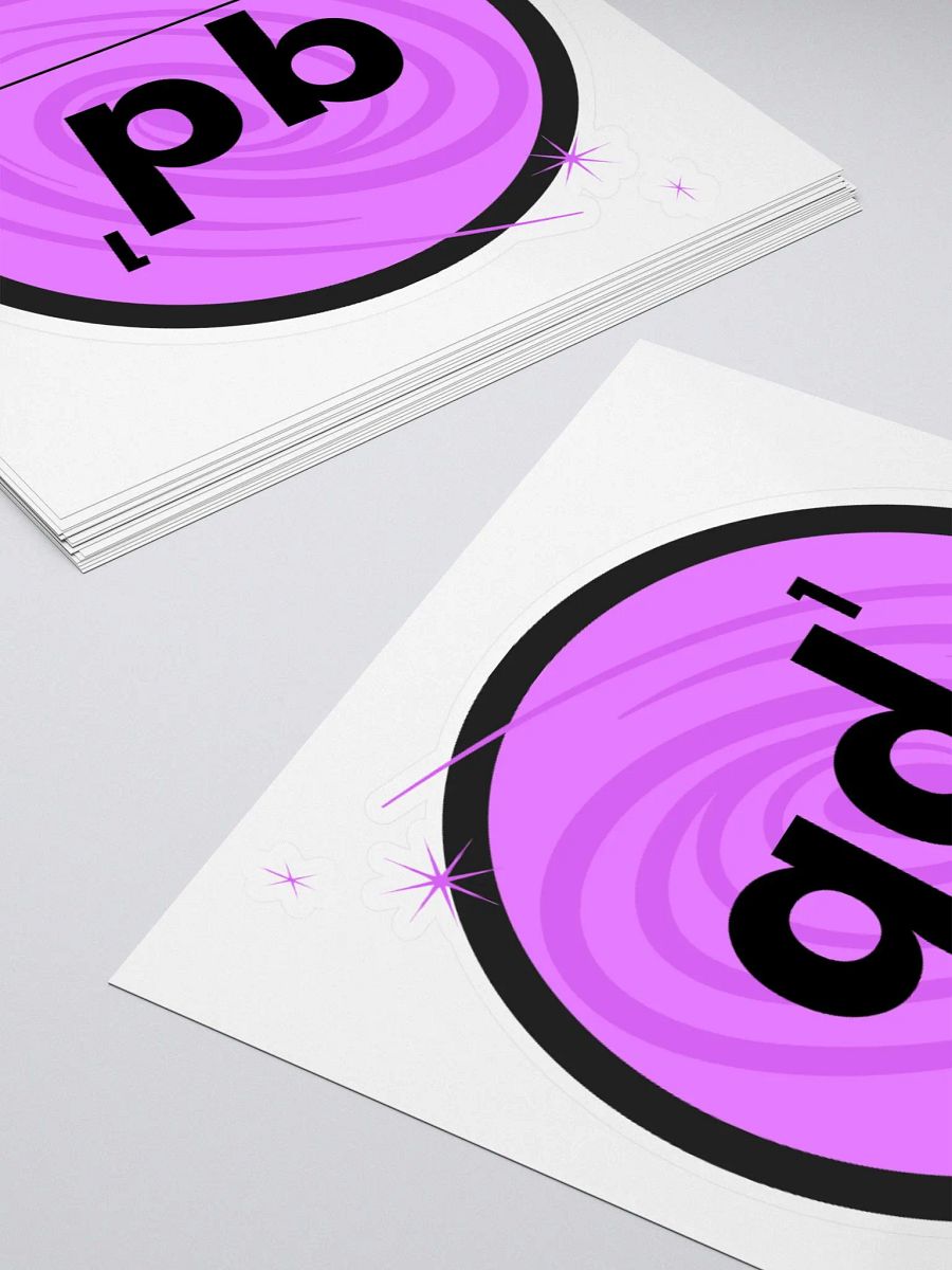 Omnibio Lab Qualitative Data Matters QD1/1M Vortex Kiss Cut Stickers product image (4)