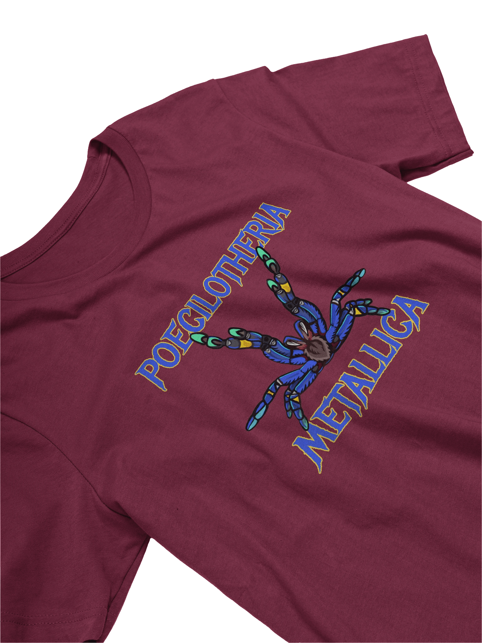 Poecilotheria Metallica T-Shirt Maroon product image (3)