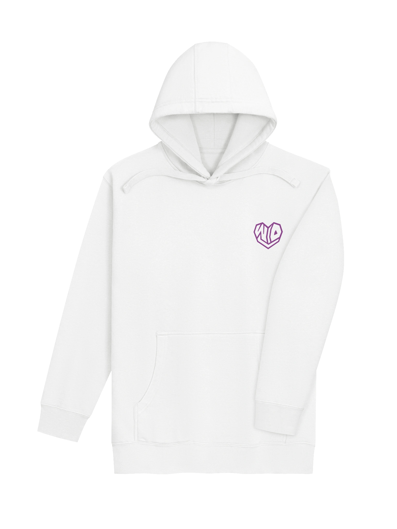 W/O U Gradient Pink/White Hoodie product image (4)