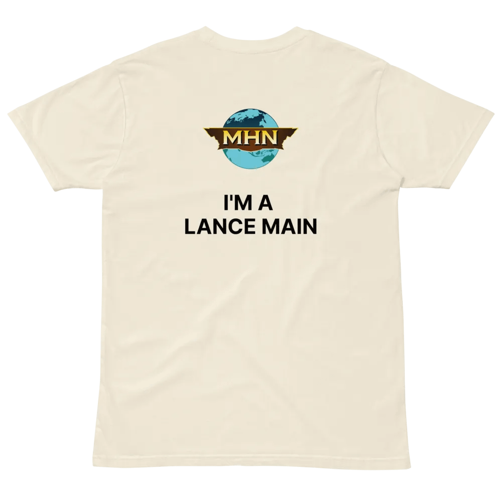 Lance Main MHN Emblem Unisex T-Shirt White/Natural product image (7)