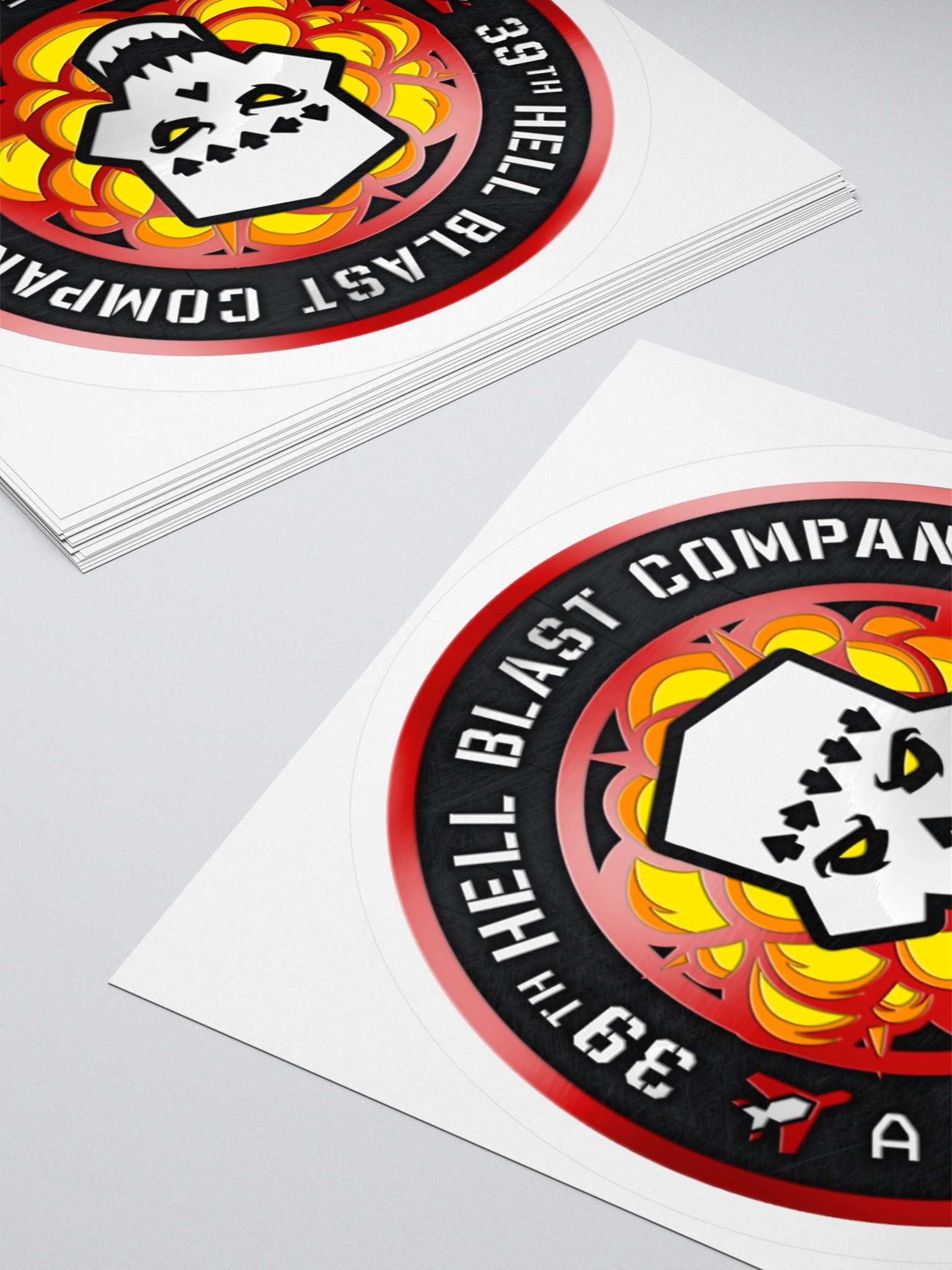 Hell Blast Metallic Sticker product image (10)