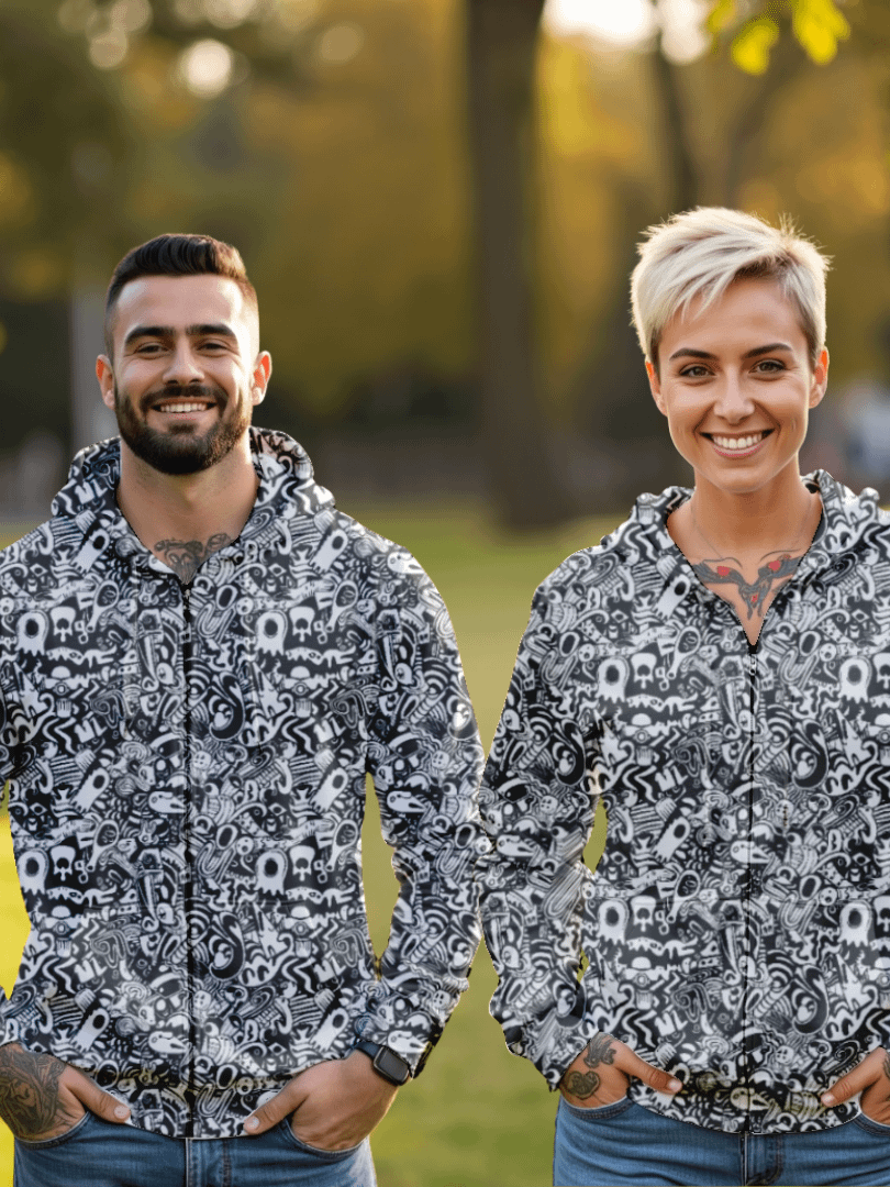 Wild Bunch | Recycled ZIP Unisex Hoodie product image (1)