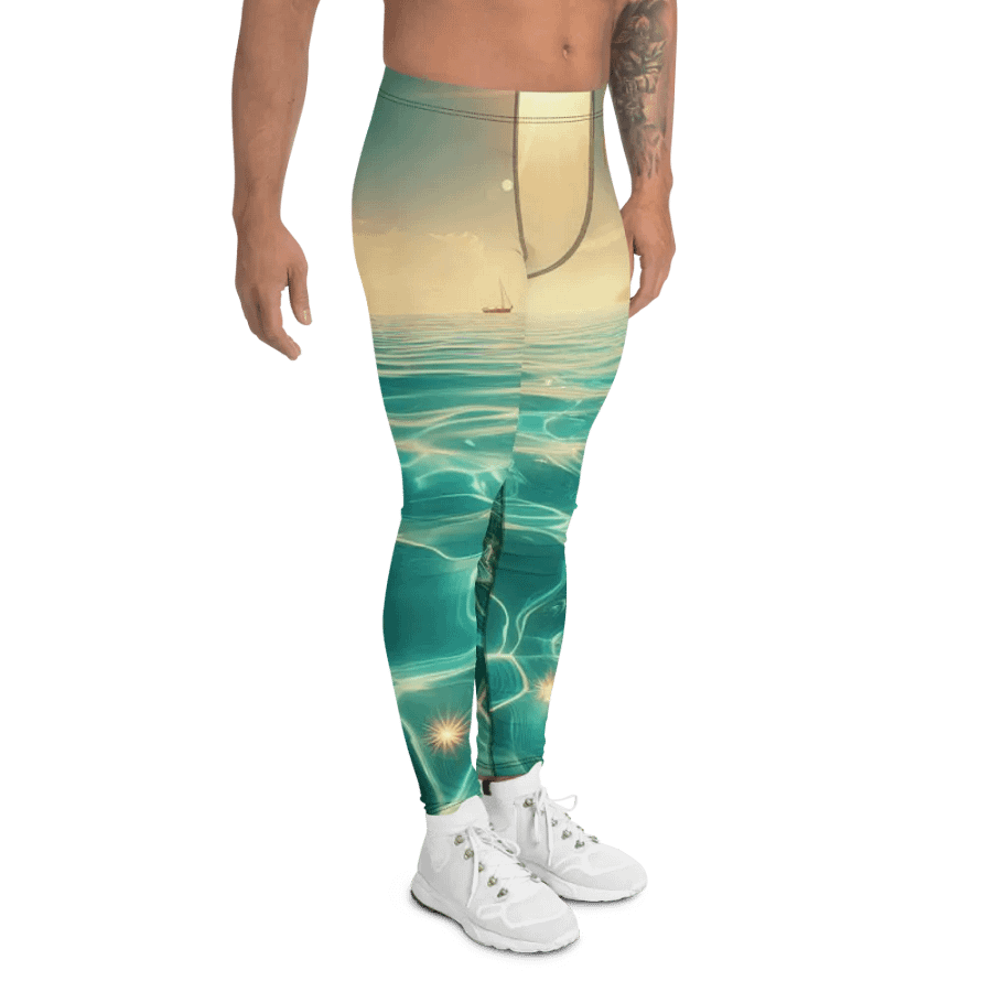 Tropical Paradise Men's Leggings | AI Design product image (3)