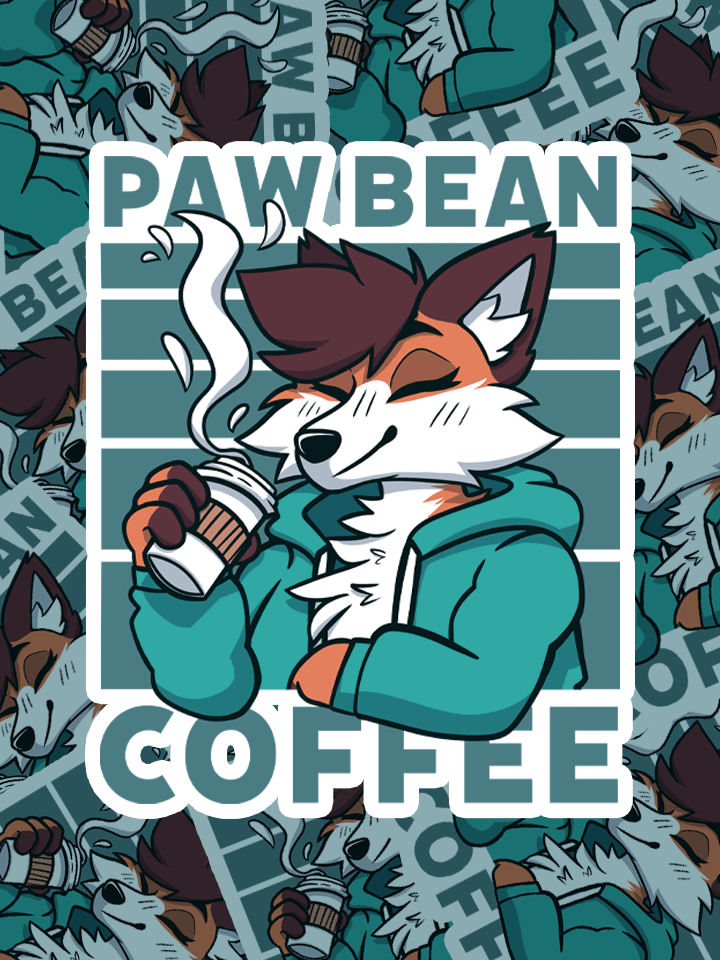 Paw Bean Coffee Co. Sticker product image (1)