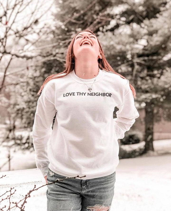 Love thy neighbor unisex sweatshirt product image (2)