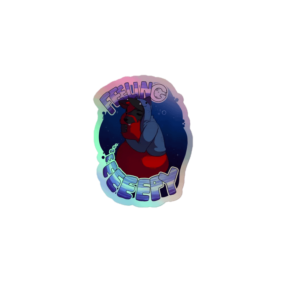 Feeling Eeeeeeeeepy Holographic Sticker product image (1)