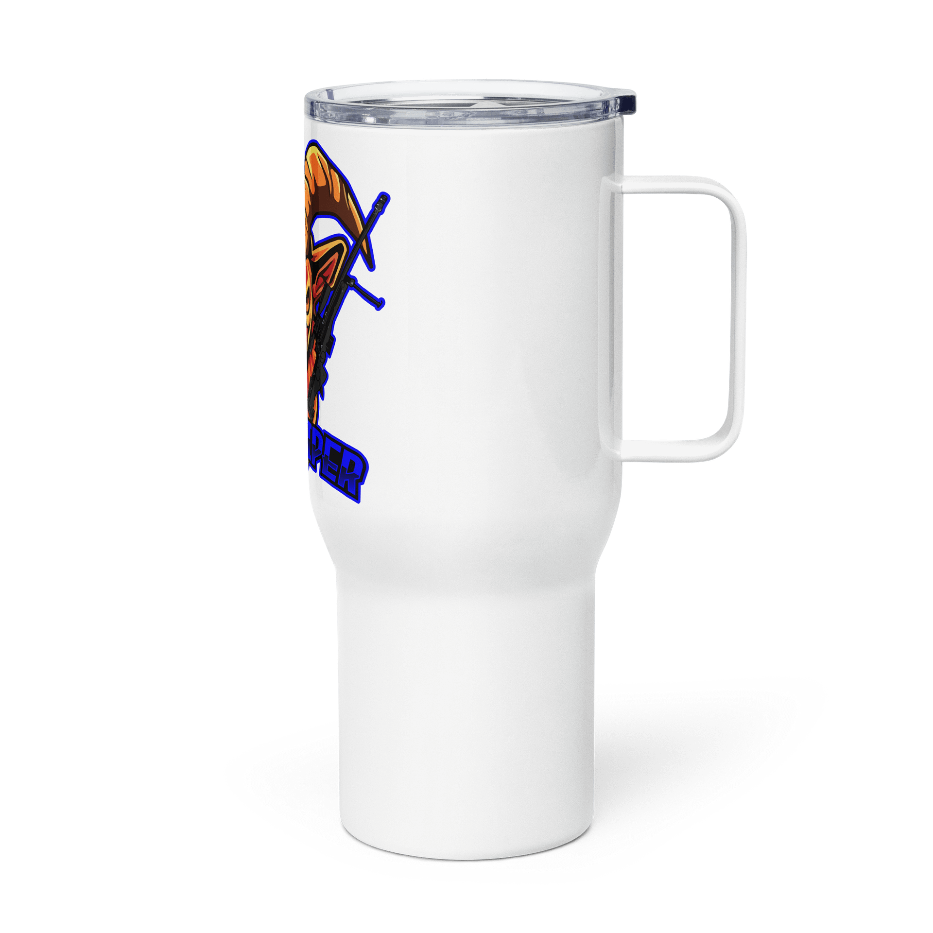 Fierce Fire Goat Sniper Travel Mug product image (4)