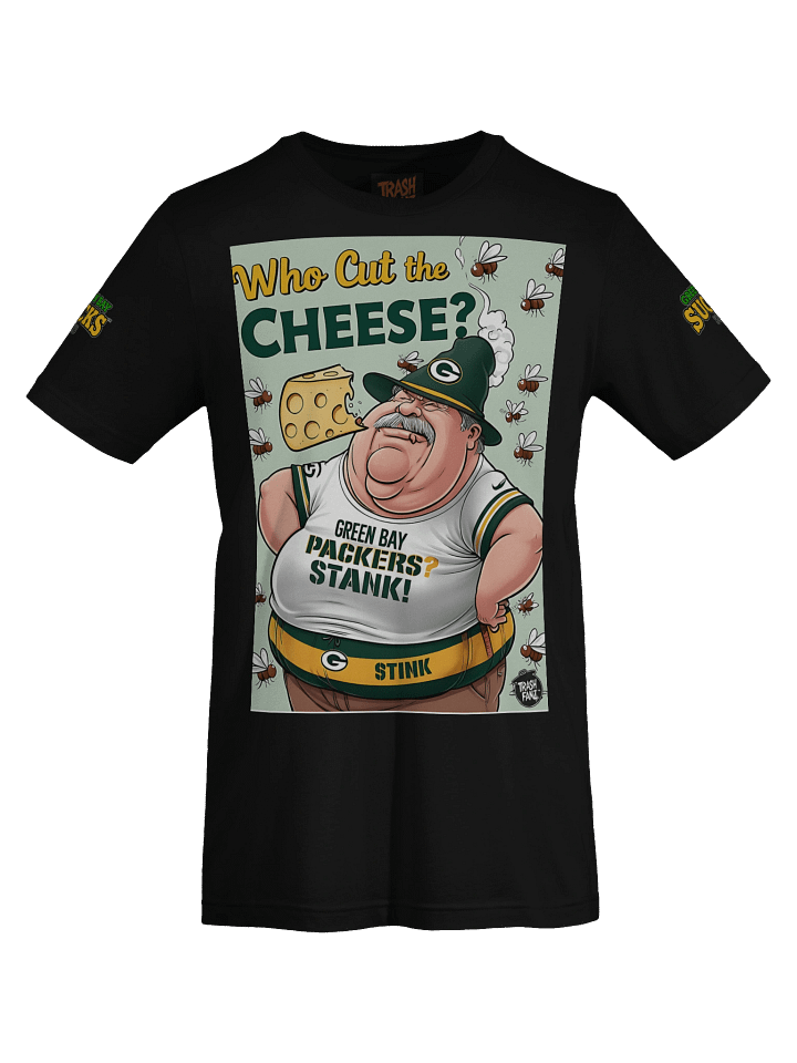 NEW Who Cut the Cheese? T-Shirt | Green Bay Packers | NFL Rivals Locker product image (1)