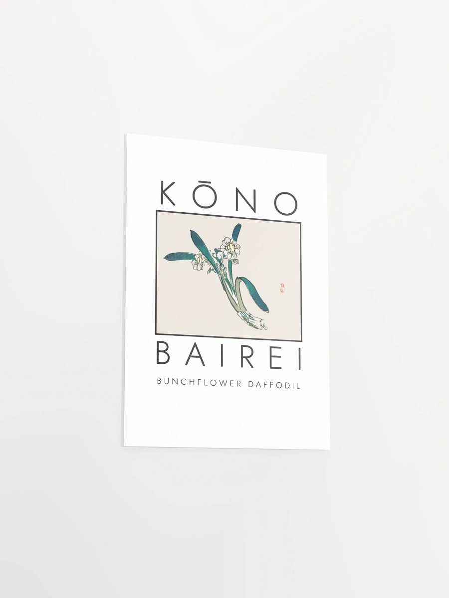 Kono Bairei Bunchflower Daffodil Poster product image (4)