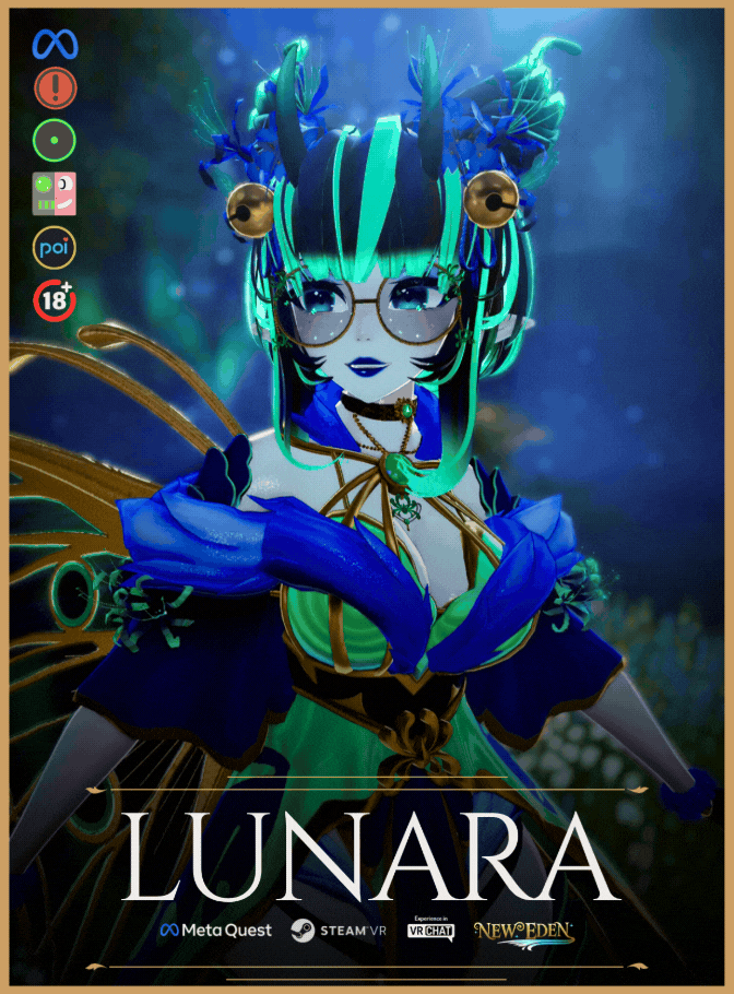 Lunara (VRChat Ready Avatar) product image (1)
