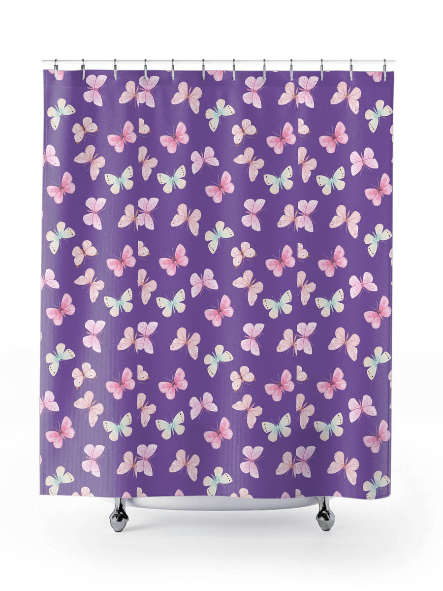 Spring Butterfly Shower Curtain product image (5)