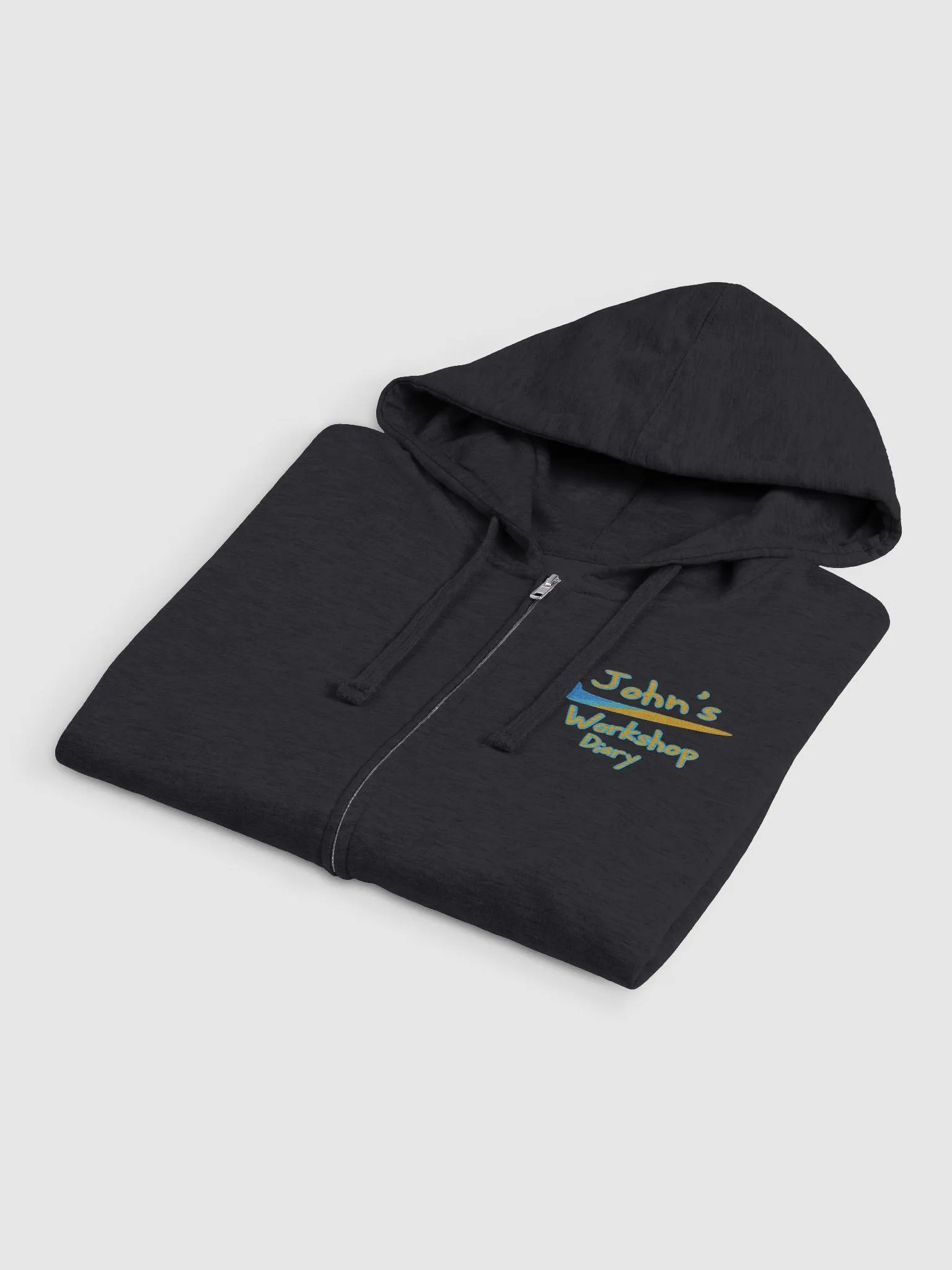 John's Workshop Diary Hoodie zip product image (4)