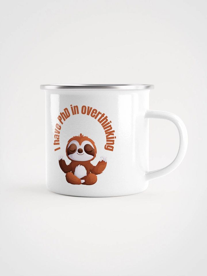 Sloth Serenity Enamel Mug product image (1)
