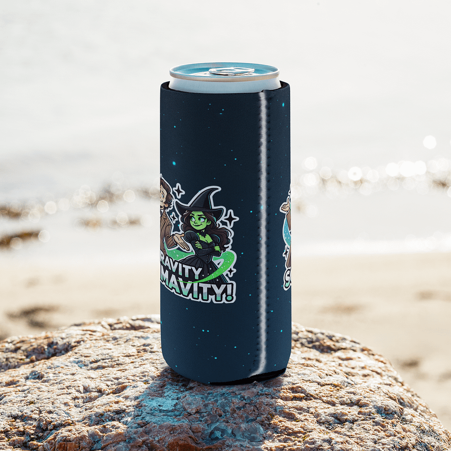 Defying Gravity Schmavity Can Cooler – Funny Wicked Whovian Coozie Gift product image (5)