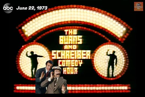 Debuting #OnThisDay in 70s/80s TV: 
•𝙏𝙝𝙚 𝘽𝙪𝙧𝙣𝙨 𝙖𝙣𝙙 𝙎𝙘𝙝𝙧𝙚𝙞𝙗𝙚𝙧 𝘾𝙤𝙢𝙚𝙙𝙮 𝙃𝙤𝙪𝙧. 𝘼𝘽𝘾, 1972. Short-run summer comedy/variety show fea...