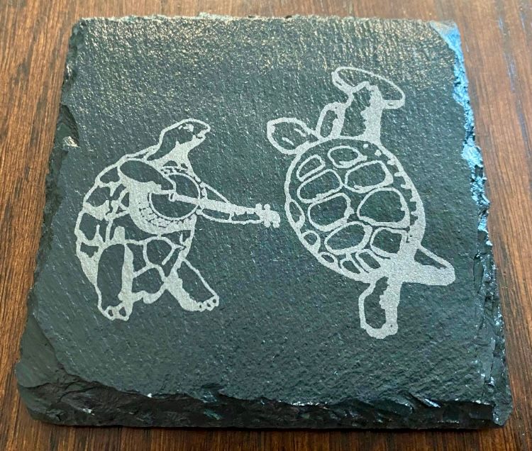 Grateful Dead - Terrapin Station - Dire Wolf - Bertha - Slate Coasters - Set of 6 Custom Laser Engraved with Bottle Opener product image (8)
