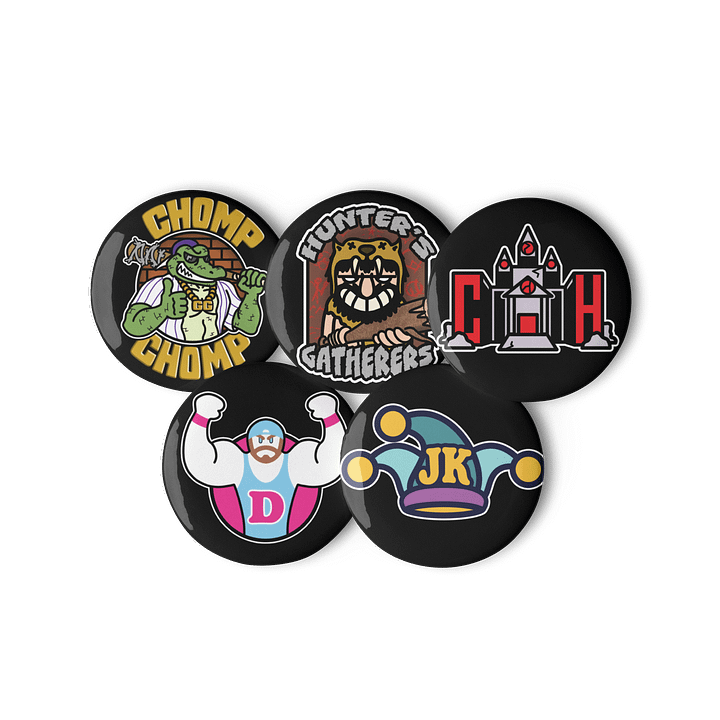 Set of 5 Logo Buttons product image (3)