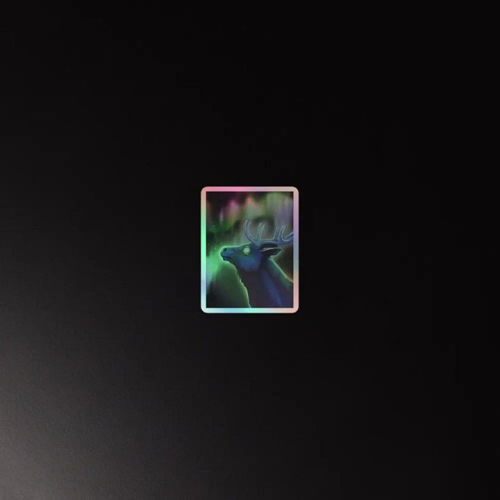 Aurora Elk Holo Sticker product image (4)