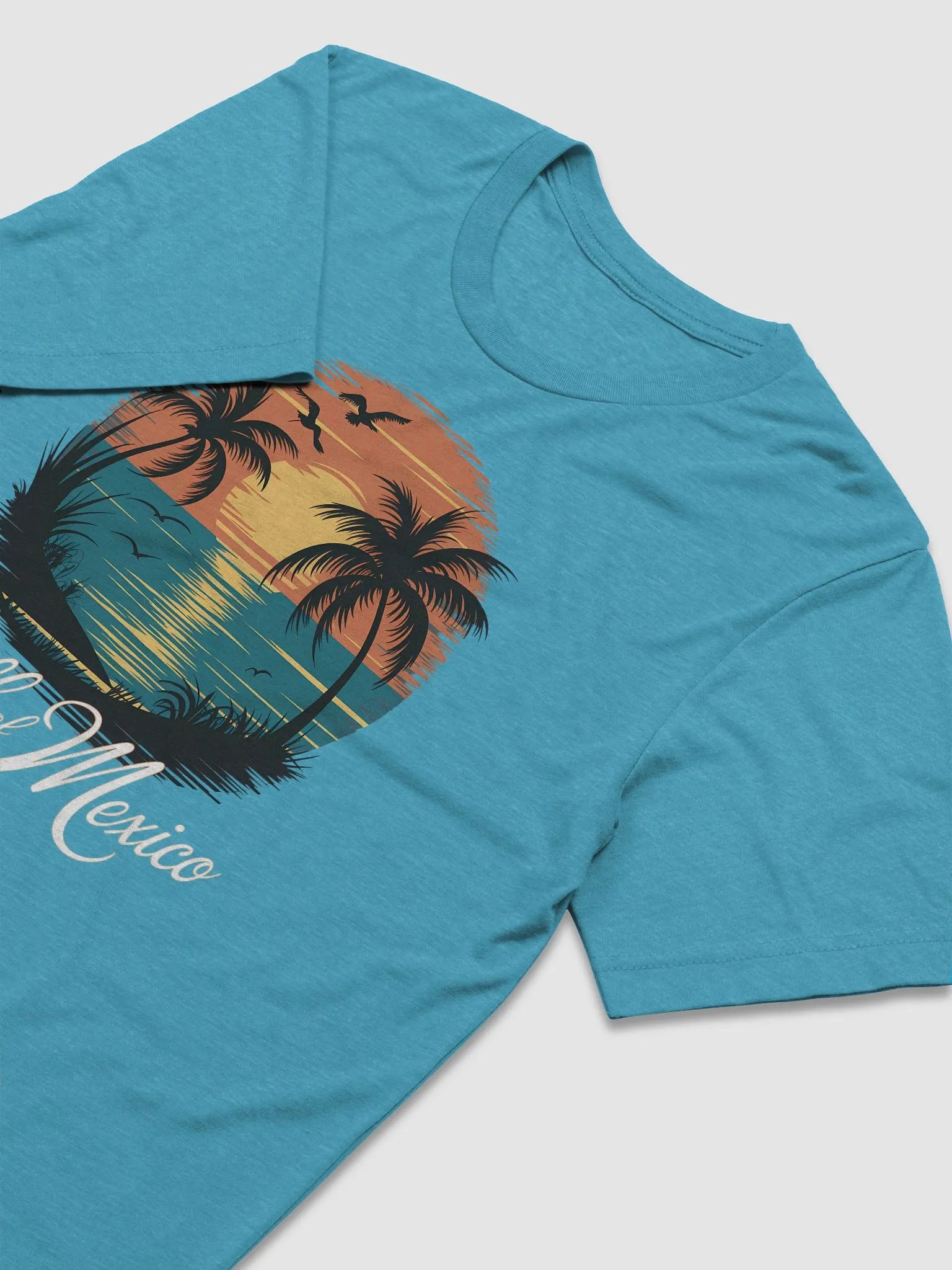 Vintage Gulf of Mexico Sunset Comfort Tri-Blend Tee product image (18)