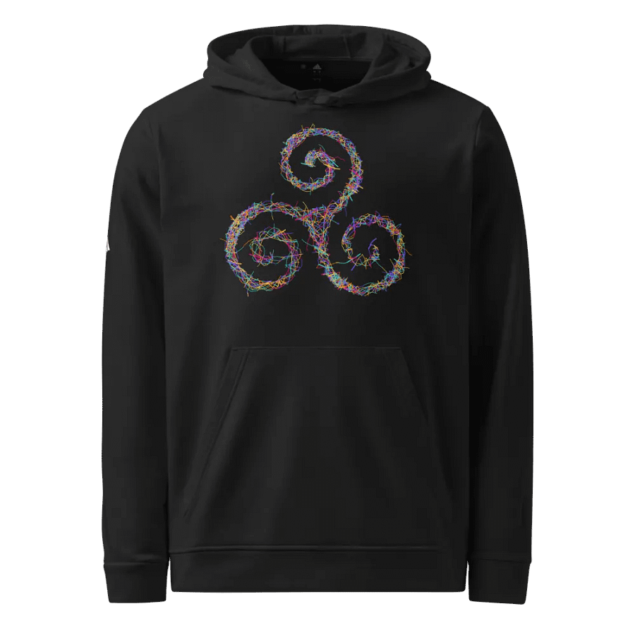 Rainbow Triskelion Spirals Hoodie product image (1)