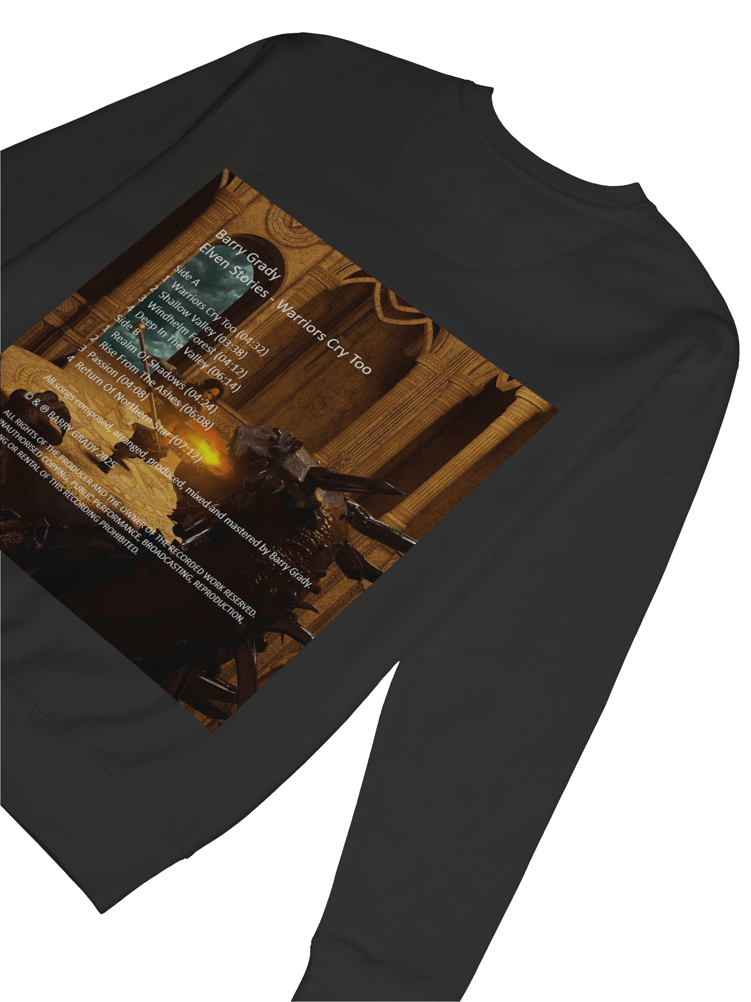 'Elven Stories - Warriors Cry Too' Premium Sweatshirt product image (78)