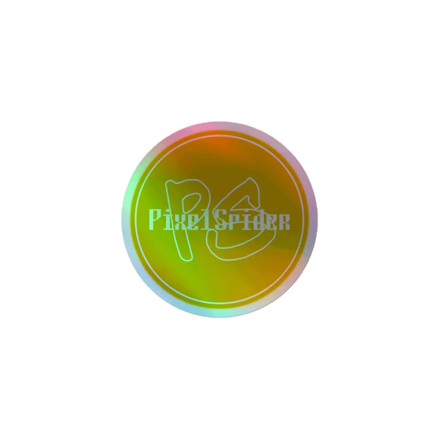Holographic Gold Logo Sticker product image (1)