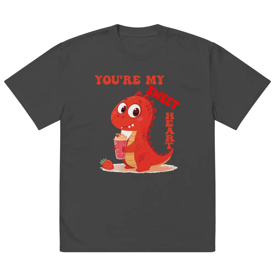 You're My Sweet Heart Dino Oversized Tee product image (5)