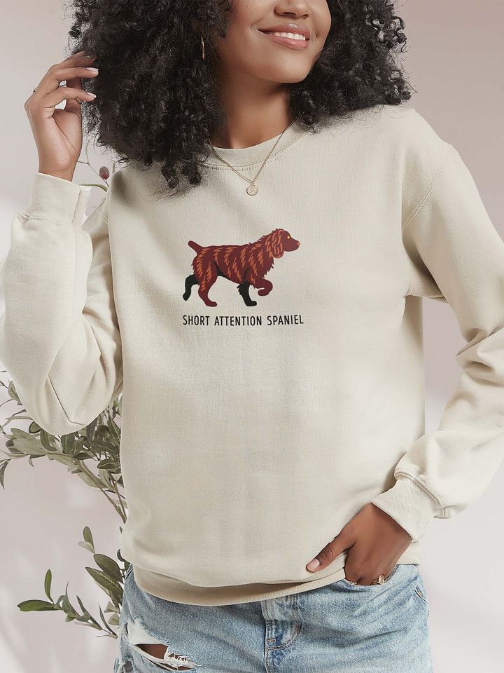 Short Attention Spaniel Sweatshirt (Embroidered) of a Boykin Spaniel product image (2)