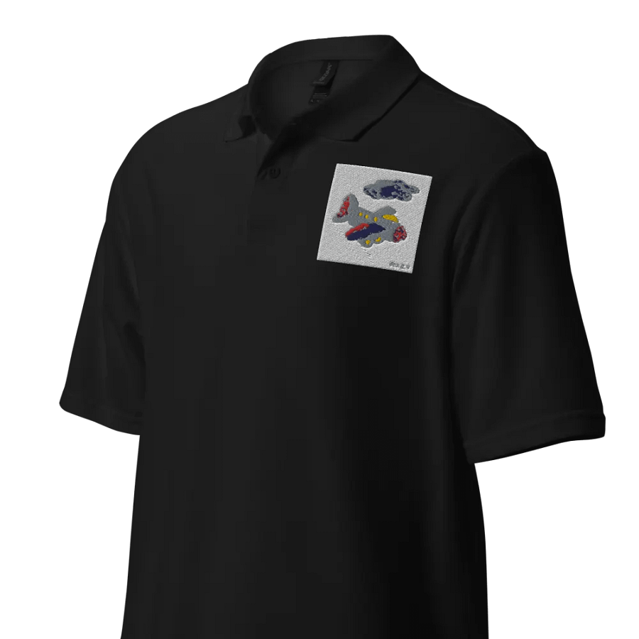 Kid Airplane (Gildan Unisex Pique Polo Shirt) product image (6)