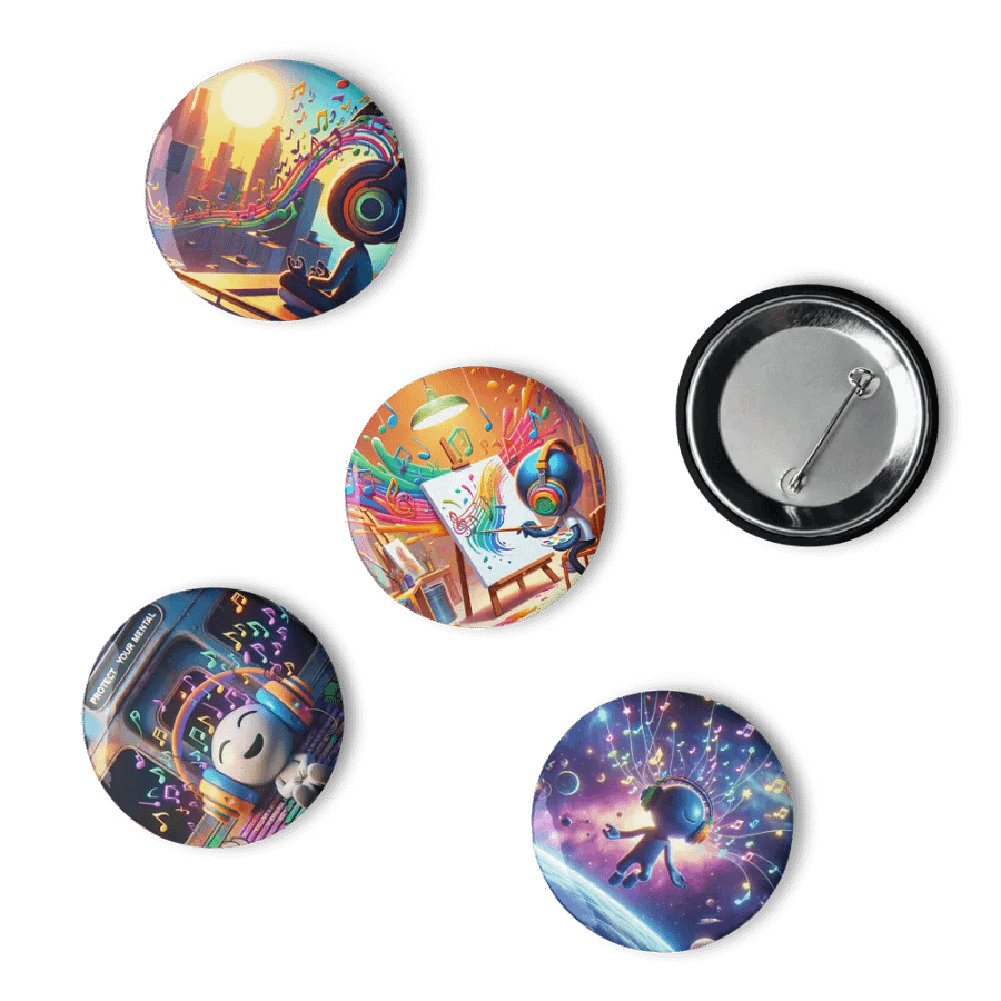 Pin it to the Max - Mental Wellness Buttons product image (4)