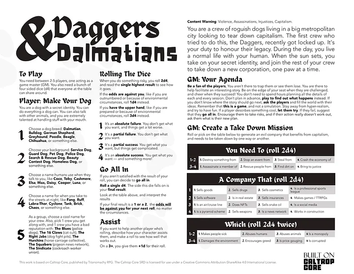 Daggers & Dalmatians (PDF) product image (2)